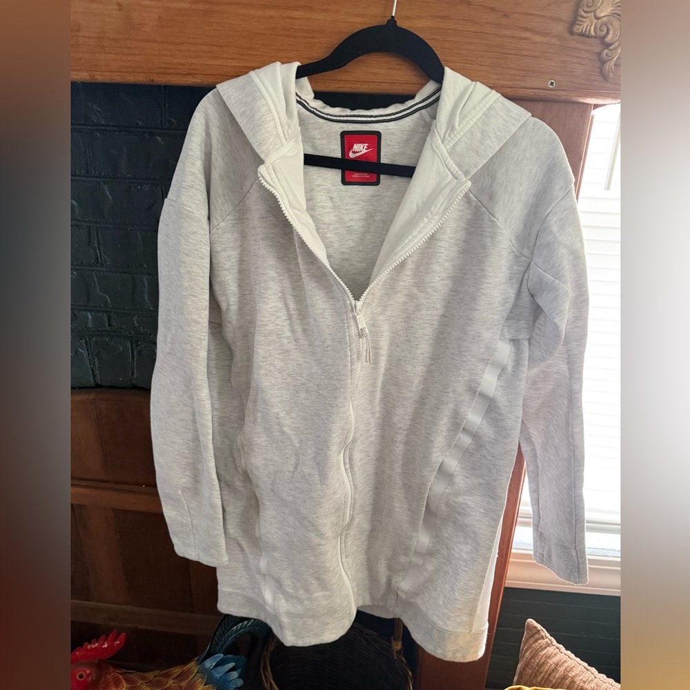 Nike Red and Black Label Hoodie